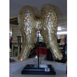 GILDED WINGS ON STAND