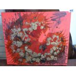 ABSTRACT PAINTING BY JAMIE WYLD 'IMMUNITY' 50 X 60 CMS