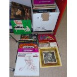 BOX OF ALBUMS / VINYL INCLUDING MEL TORME , FRANK SINATRA & COUNT BASIE, MAINLY JAZZ