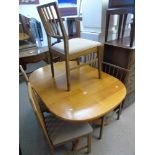 DINING TABLE & 5 CHAIRS