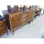 MID CENTURY SIDEBOARD WITH SPLAYED LEGS