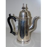 GEORGE 11 STYLE SILVER PLATED COFFEE POT 28 CMS HIGH