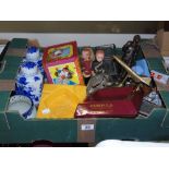 MIXED LOT INCLUDING DOLLS AND ADVERTISING ASHTRAYS