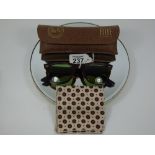 PAIR OF RAY-BAN SUNGLASSES & CASE