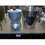 ICE BUCKET & VINTAGE PERCOLATOR