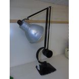 INDUSTRIAL ANGLEPOISE SQUARE BASED LAMP