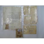 VINTAGE 1920s ESTONIA SHIPPING EPHEMERA