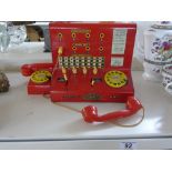 VINTAGE CODEG TOY TELEPHONE EXCHANGE