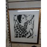 ANITA KLEIN '99 LIMITED EDITION 21 / 25 DRY POINT ETCHING