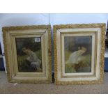 2 VICTORIAN PRINTS IN ORNATE FRAMES