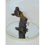 AUSTRIAN SCOTTIE DOG CIGARETTE LIGHTER 14 CMS HIGH