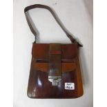 LADIES LEATHER 'SATCHEL' HANDBAG