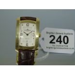 BAUME & MERCIER 18 CT GOLD AUTOMATIC GENTLEMAN'S WATCH, 55.32 GRAMS CASE SIZE 4 X 2.5 CMS