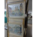 2 PRINTS OF FRENCH SCENES