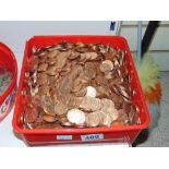 LARGE QUANTITY OF HALF PENNIES