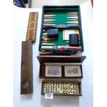 QUANTITY OF VINTAGE GAMES INCLUDING BACKGAMMON