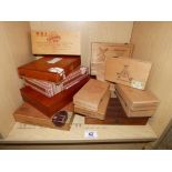 QUANTITY OF EMPTY CIGAR BOXES