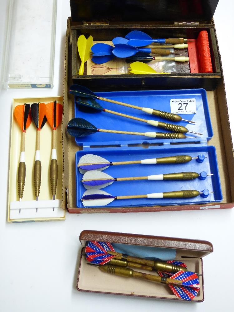 ASSORTED VINTAGE DARTS