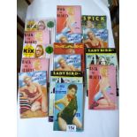 15 X 1960 ADULT MAGAZINES INCLUDING BEACH BELLES, SPICK & LADYBIRD