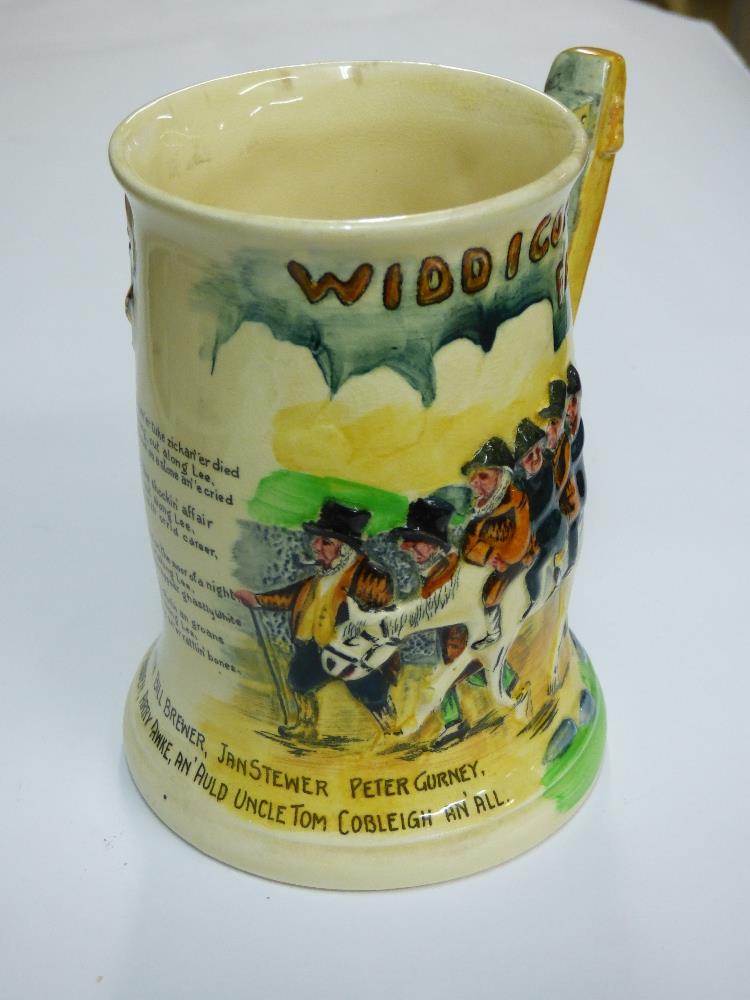 CROWN DEVON MUSICAL JUG, WIDDICOMBE FAIR & WEDGWOOD VASE - Image 2 of 7