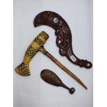 3 PACIFIC TRIBAL ITEMS