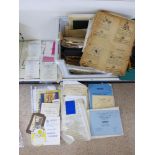 QUANTITY OF EPHEMERA INCLUDING NEWSPAPERS & ADVERTISING