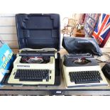 CASED SILVER REED TYPEWRITER & IMPERIAL TYPEWRITER