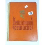 DEUTCHLAND AWAKENED, 1933 BOOK, AS LAST LOT, BUT WITH FOLD OUT SECTION AT BACK A/F