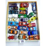 ASSORTED VEHICLES, MAINLY HOT WHEELS