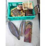 BOX OF MIXED WOODEN ITEMS