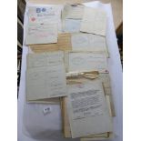 COLLECTION OF LONDON TRANSPORT LEGAL DOCUMENTS & LETTERS