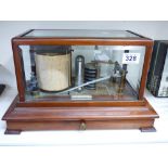 WHYTE THOMSON & CO BAROGRAPH, GLASS MISSING FROM ONE SIDE