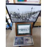 3 PRINTS INCLUDING BLACK & WHITE PICTURE OF BRIGHTON WEST PIER
