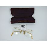PAIR OF CASED VINTAGE SPECTACLES