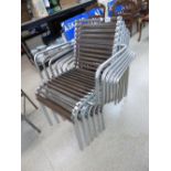 6 EXTREMIS STACKING CHAIRS