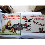 3 X GUINNESS ADVERTISING SIGNS