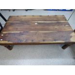 LARGE WOODEN COFFEE TABLE