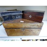 3 VINTAGE BOXES