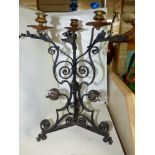 IRONWORK CANDELABRA