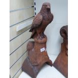 EAGLE HALF ROUND ROOF TILE DECORATION / FINIAL