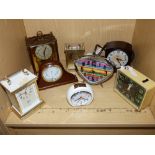 8 VARIOUS CLOCKS