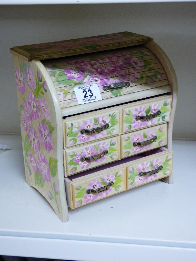 PAINTED JEWELLERY BOX