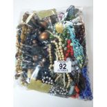 BAG OF COSTUME JEWELLERY