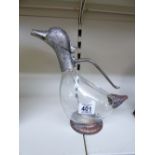 DECANTER IN THE FORM OF A DUCK 26 CMS