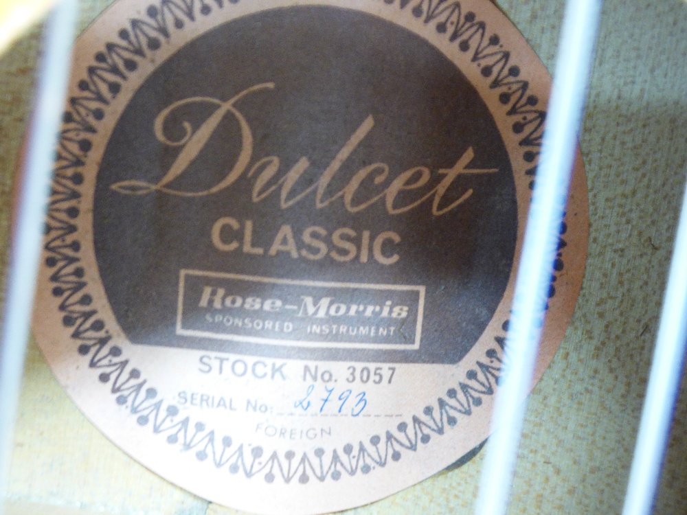 DULCET CLASSIC ACOUSTIC GUITAR IN CASE - Image 2 of 2