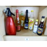 QUANTITY OF BEVERAGES AND A SODA SYPHON