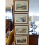 4 EARLY EDWARD LEAR LITHOGRAPHS BY DAY & SON LTD, CEPHALONIA & CORFU