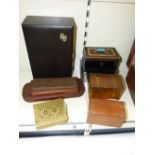 ASSORTED BOXES INCLUDING, JEWELLERY BOXES & MONEY BOXES