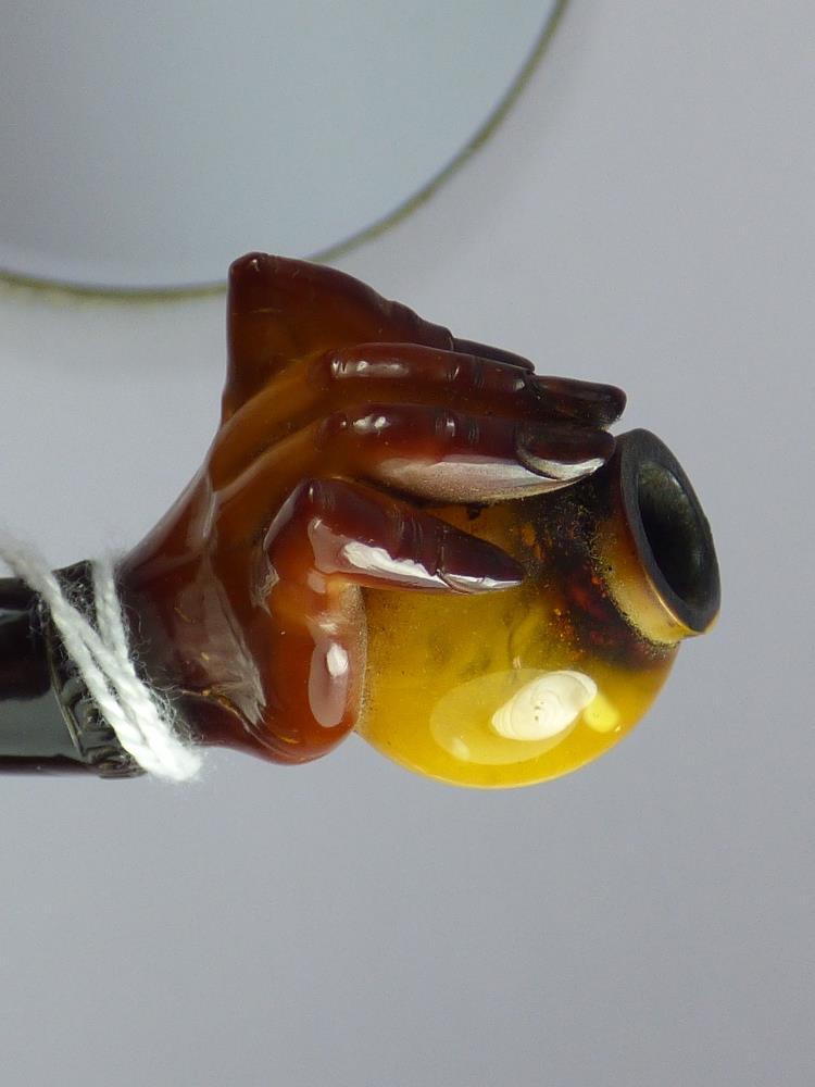 MEERSCHAUM CHEROOT HOLDER & CASE, DAMAGE TO THUMBNAIL - Image 4 of 4