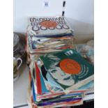 QUANTITY OF 45s / 7 INCH RECORDS INCLUDING, LOVE AFFAIR, CARPENTERS & MICHAEL JACKSON